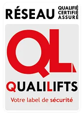 Logo Qualilifts, réseau qualifié, certifié, assuré : votre label de sécurité